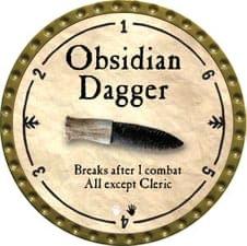 Obsidian Dagger - 2009 (Gold) - C26
