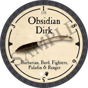 Obsidian Dirk - 2019 (Onyx) - C26