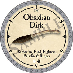 Obsidian Dirk - 2019 (Platinum)