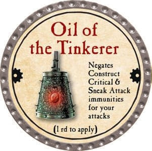 Oil of the Tinkerer - 2013 (Platinum) - R