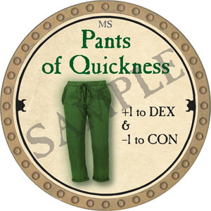 Pants of Quickness - 2018 (Gold) - C17