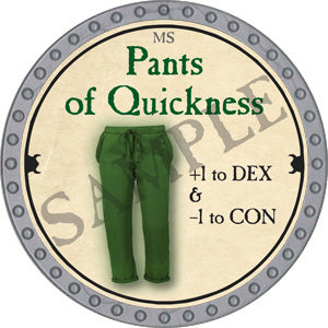 Pants of Quickness - 2018 (Platinum) - C37