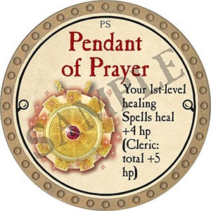 Pendant of Prayer - 2023 (Gold) - C66