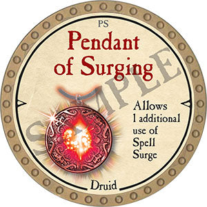 Pendant of Surging - 2021 (Gold)