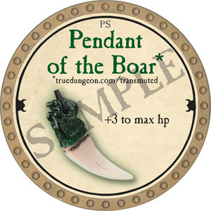 Pendant of the Boar - 2018 (Gold) - C37