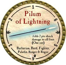 Pilum of Lightning - 2009 (Gold)