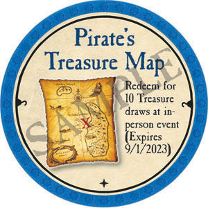 Pirate's Treasure Map - 2022 (Light Blue) - C26