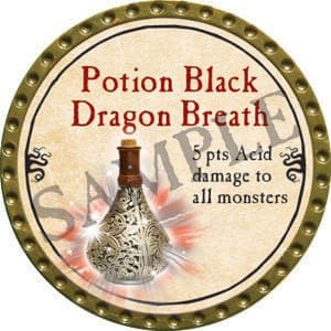 Potion Black Dragon Breath - 2016 (Gold) - C9