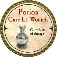 Potion Cure Lt. Wounds (R) - 2007 (Gold)