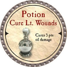 Potion Cure Lt. Wounds (R) - 2007 (Platinum) - C37