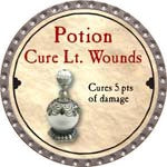 Potion Cure Lt. Wounds (R) - 2008 (Platinum) - C37