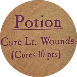 Potion Cure Lt. Wounds (UR) - 2006 (Wooden) - C6