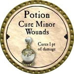 Potion Cure Minor Wounds - 2008 (Gold)