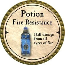 Potion Fire Resistance - 2007 (Gold)