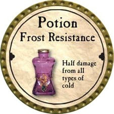 Potion Frost Resistance - 2008 (Gold) - C37