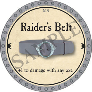 Raider's Belt - 2018 (Platinum)