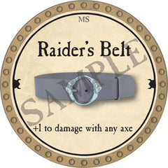Raider's Belt - 2018 (Gold)
