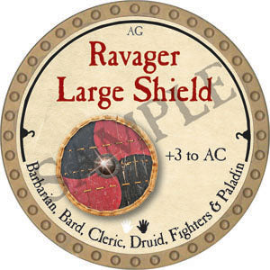 Ravager Large Shield - 2022 (Gold)