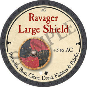 Ravager Large Shield - 2022 (Onyx) - C37