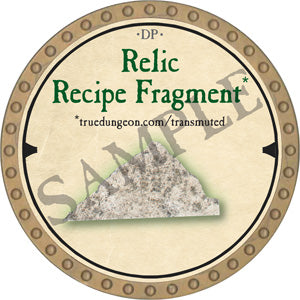 Relic Recipe Fragment 1 - 2019 (Gold) - T