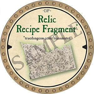 Relic Recipe Fragment 6 - 2019 (Gold) - C26
