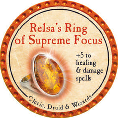 Relsa’s Ring of Supreme Focus - 2014 (Orange)