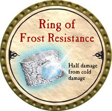 Ring of Frost Resistance - 2010 (Gold) - C74