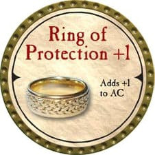Ring of Protection +1 - 2007 (Gold)