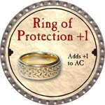 Ring of Protection +1 - 2008 (Platinum)