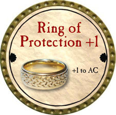 Ring of Protection +1 - 2011 (Gold)
