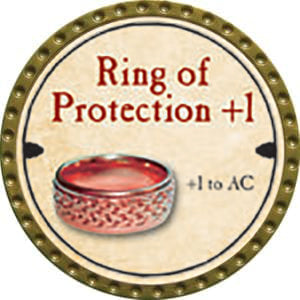 Ring of Protection +1 - 2014 (Gold) – Trent Tokens