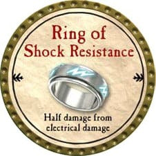 Ring of Shock Resistance - 2009 (Gold) - R