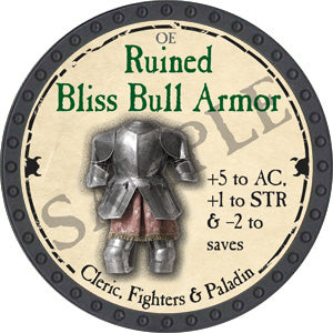 Ruined Bliss Bull Armor - 2018 (Onyx) - C26