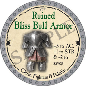 Ruined Bliss Bull Armor - 2018 (Platinum)
