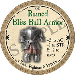Ruined Bliss Bull Armor - 2018 (Gold)