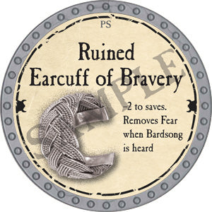 Ruined Earcuff of Bravery - 2018 (Platinum)