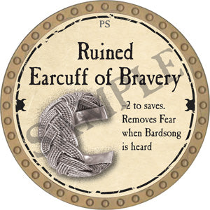 Ruined Earcuff of Bravery - 2018 (Gold)