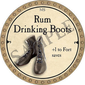 Rum Drinking Boots - 2022 (Gold)