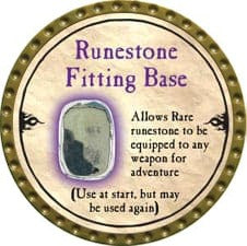 Runestone Fitting Base - 2010 (Gold) - C117