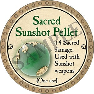 Sacred Sunshot Pellet - 2023 (Gold) - C35