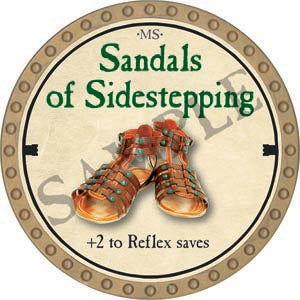 Sandals of Sidestepping - 2020 (Gold) - C117