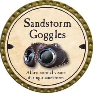 Sandstorm Goggles - 2014 (Gold)