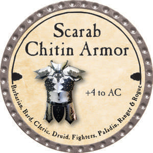 Scarab Chitin Armor - 2014 (Platinum) - C