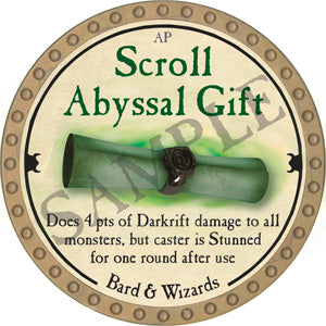 Scroll Abyssal Gift - 2018 (Gold) - C17
