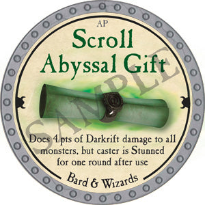 Scroll Abyssal Gift - 2018 (Platinum) - C37
