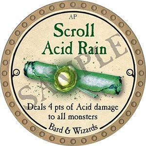 Scroll Acid Rain - 2023 (Gold)