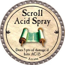 Scroll Acid Spray - 2009 (Platinum) - C