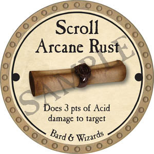 Scroll Arcane Rust - 2017 (Gold)