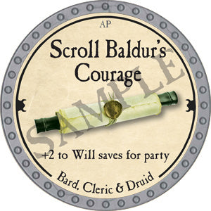 Scroll Baldur's Courage - 2018 (Platinum)