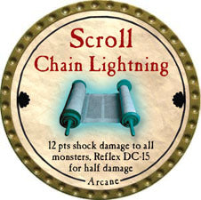 Scroll Chain Lightning - 2011 (Gold) - R